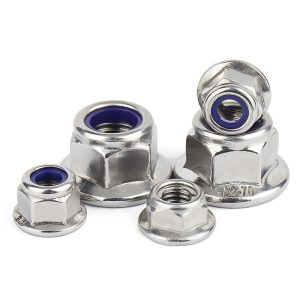 Flanged Nyloc Nuts